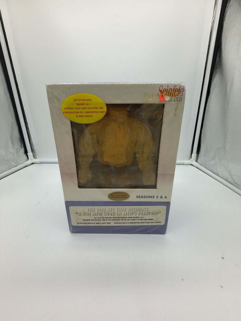 Seinfeld Seasons 5 & 6 DVD Gift Set with Puffy Shirt Collectible ( AS IS )